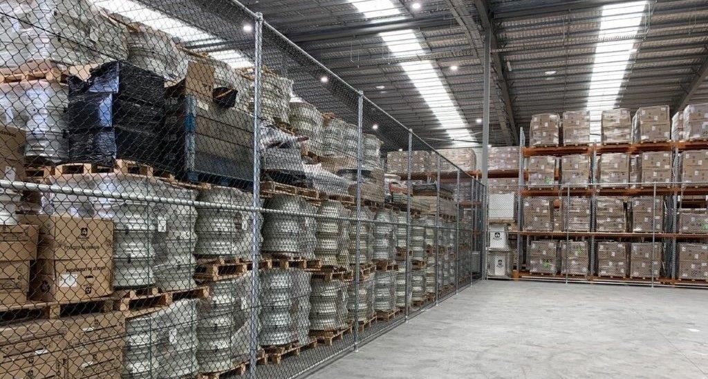 Chain wire mesh, posts and fencing products stocked at Sureline Fencing's Geebung outlet in Brisbane